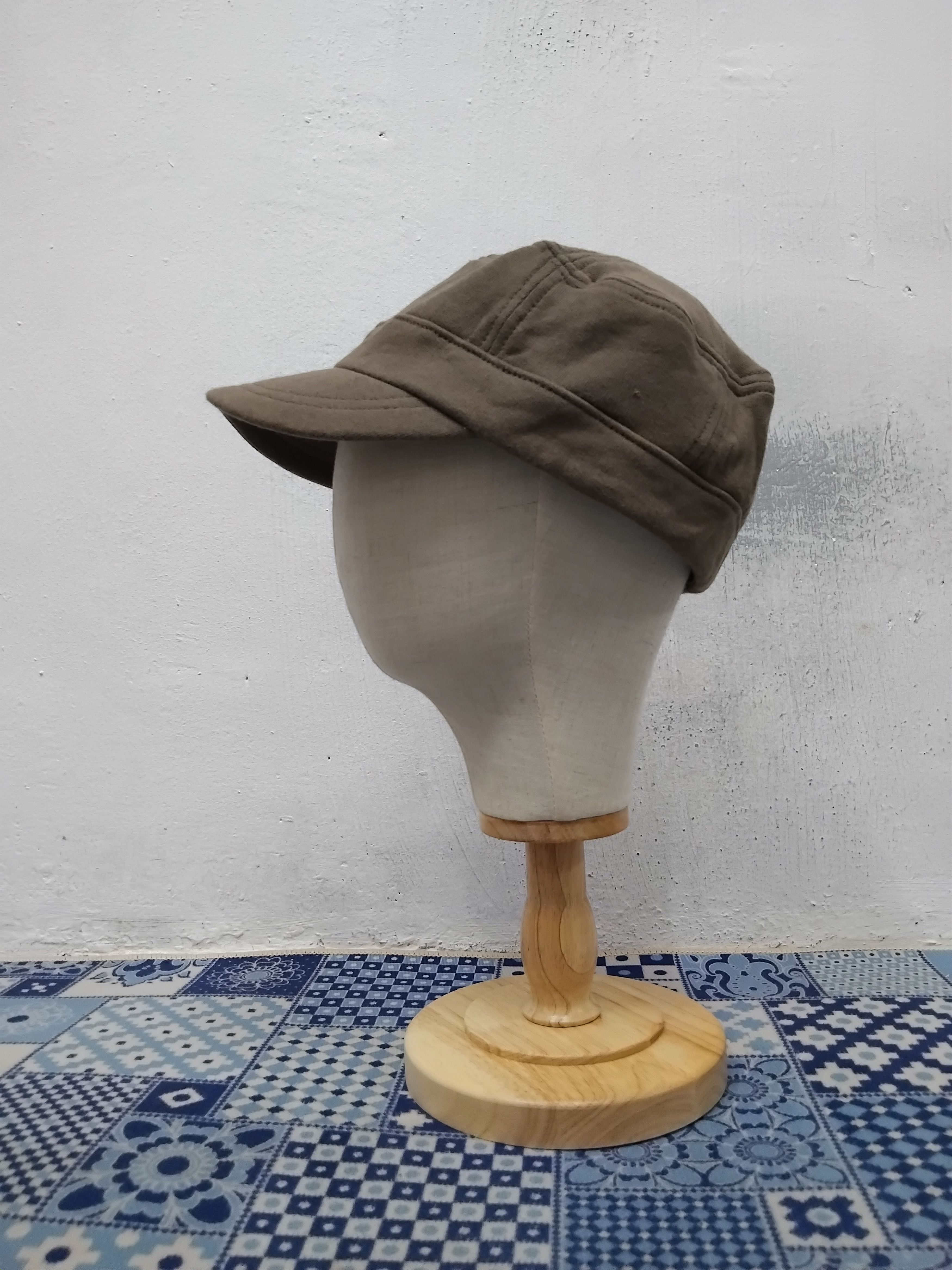 Japanese Brand Unnamed brown colour Japanese style harajuku cap Size ONE SIZE - 5 Thumbnail