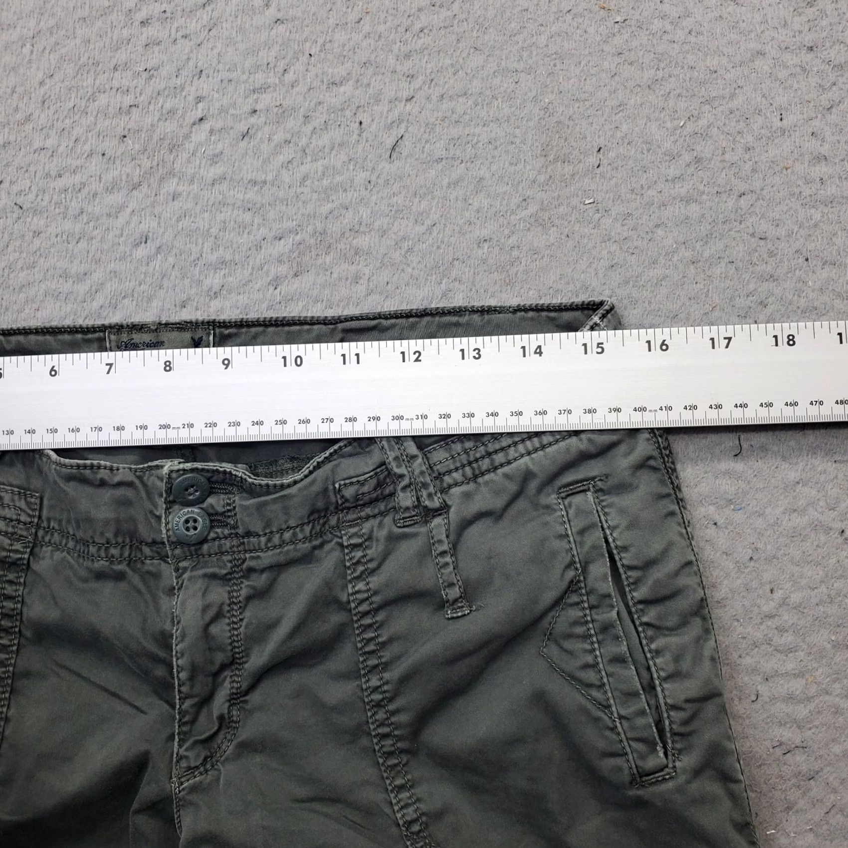 American Eagle Outfitters American Eagle Outfitters Cargo Pants Womens 31 Multi Stretch Drawstring Ankle Pants Size 24" / US 00 / IT 34 - 6 Thumbnail