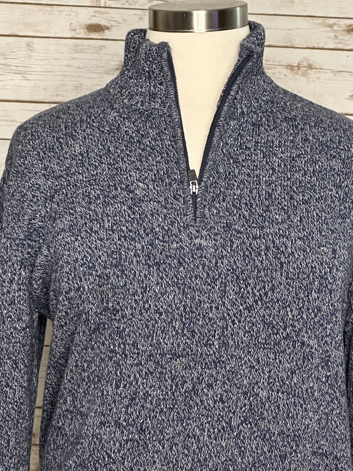 Eddie Bauer Eddie Bauer marled quarter zip mock neck sweater Size Large Size US L / EU 52-54 / 3 - 3 Thumbnail