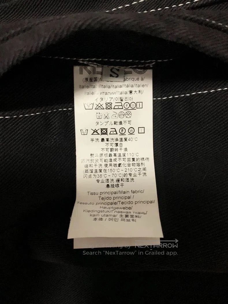 Kenzo Kenzo Men's Black Denim Jacket. Size US S / EU 44-46 / 1 - 4 Thumbnail