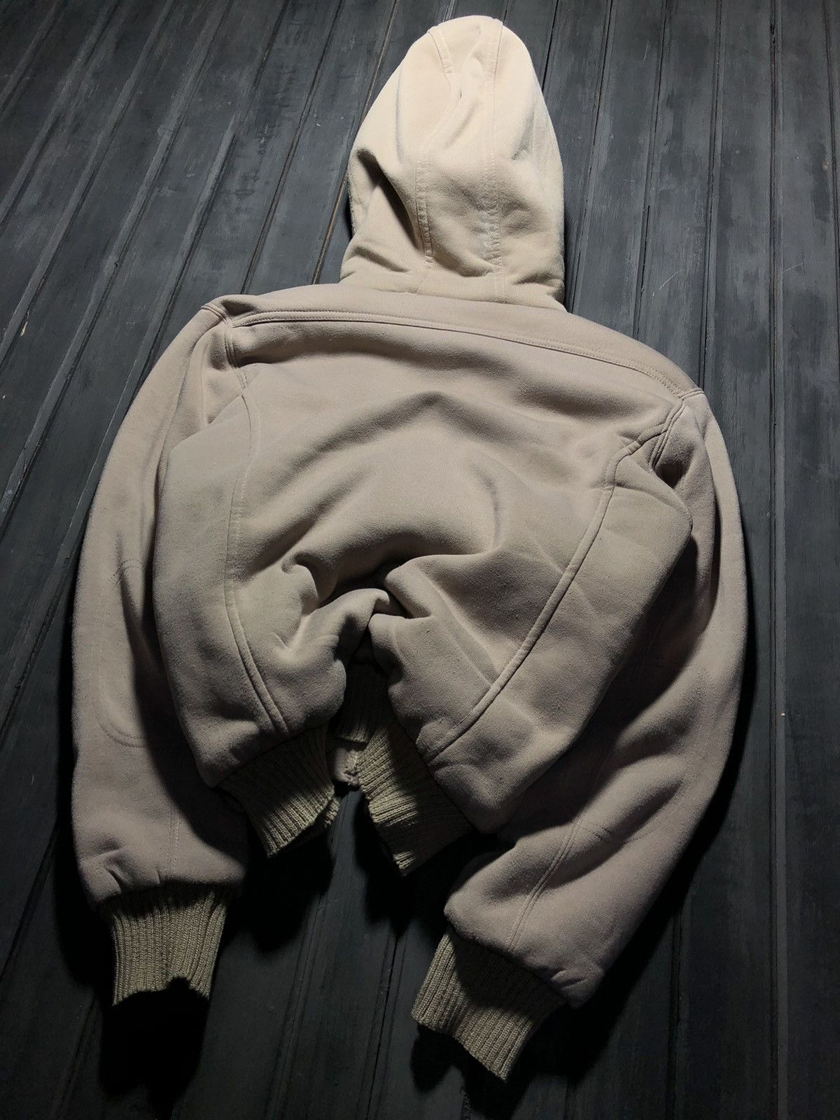 Japanese Brand Rick Owens Japanese Brand Style Zip Fur Hoodie Size US L / EU 52-54 / 3 - 8 Thumbnail