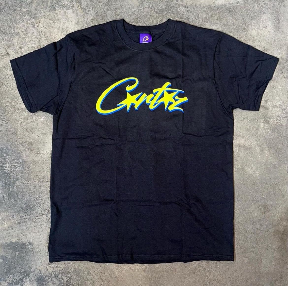 FW23 Corteiz Subaru Allstarz Black Tee