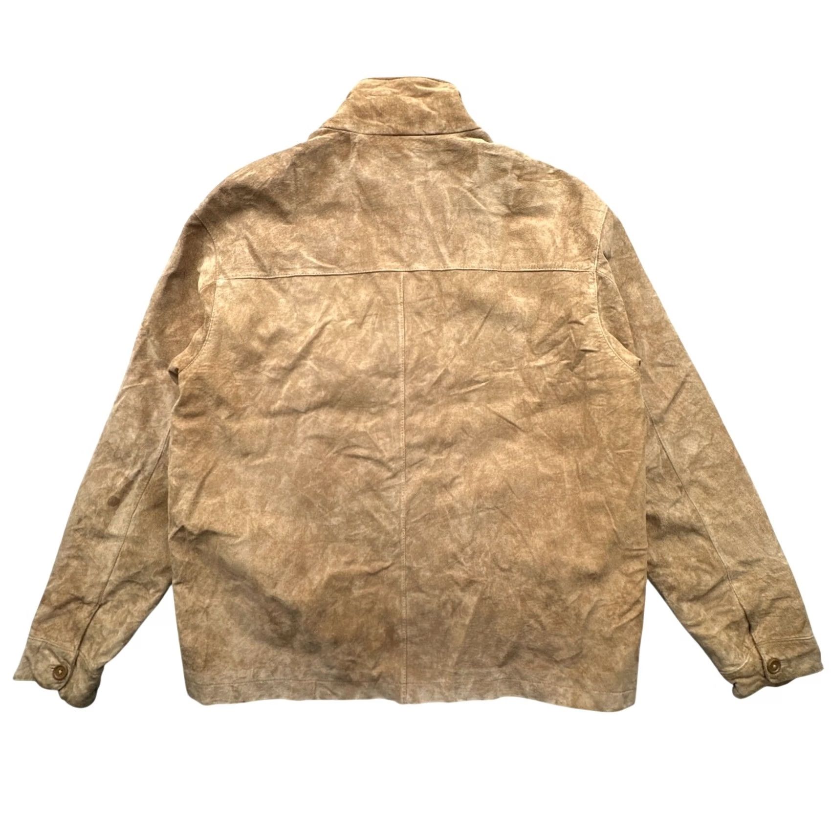 Vintage Metropolitan View Suede Leather Jacket Medium Lined Brown Full Zip Lined Mens Jacket Bomber Brown Metropolitan View M Leather Jacket Mens Size US M / EU 48-50 / 2 - 2 Thumbnail
