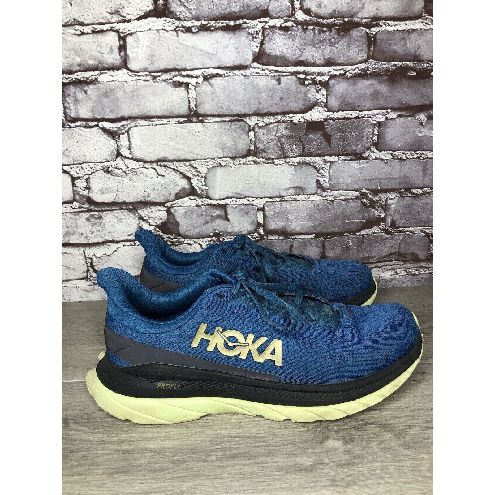 Hoka Hoka One One Mach 4 Blue Coral Synthetic Lace Up Running Sho Size US 9.5 / EU 42-43 - 12 Thumbnail