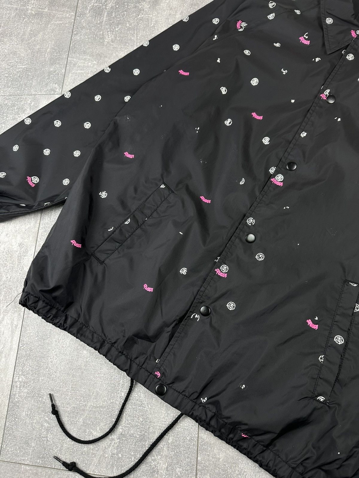 Stussy Stussy Vintage Multi-Logo Coat Jacket Size US L / EU 52-54 / 3 - 3 Thumbnail