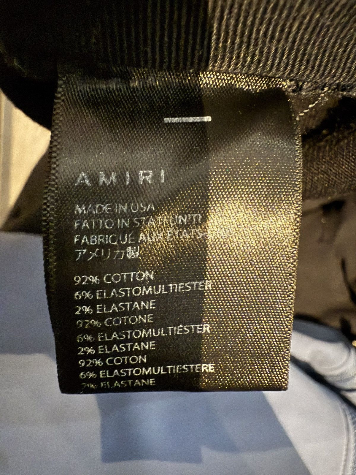 Amiri Amiri Mx-2 Zipper Work Skinny Jeans Size US 36 / EU 52 - 5 Thumbnail