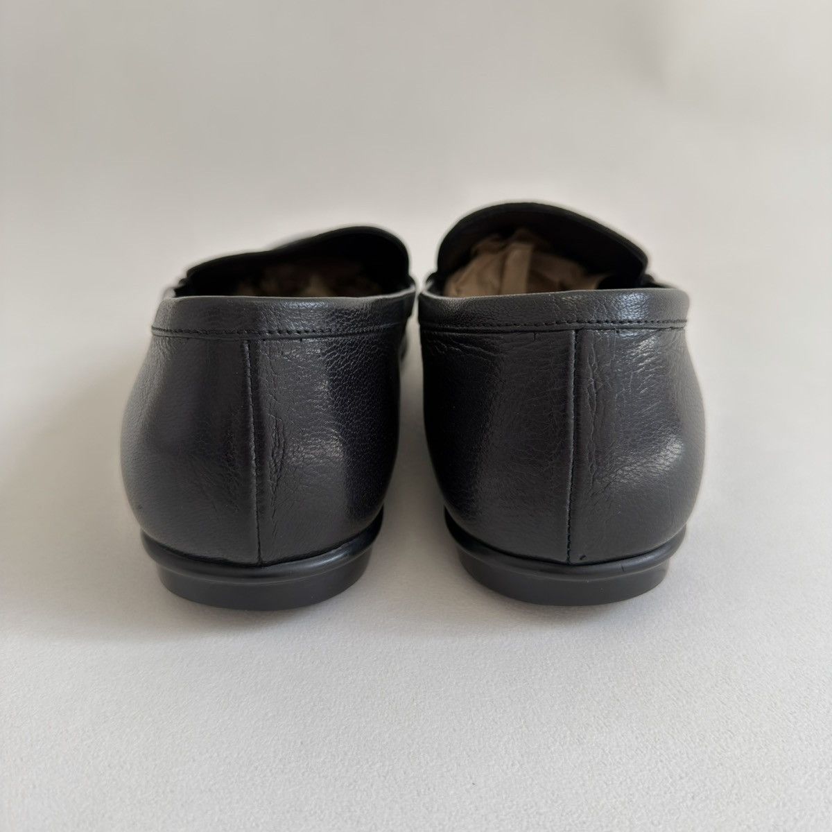 Prada Tumbled Black Leather ‘Low Profile’ Loafers Size US 9 / EU 42 - 13 Thumbnail
