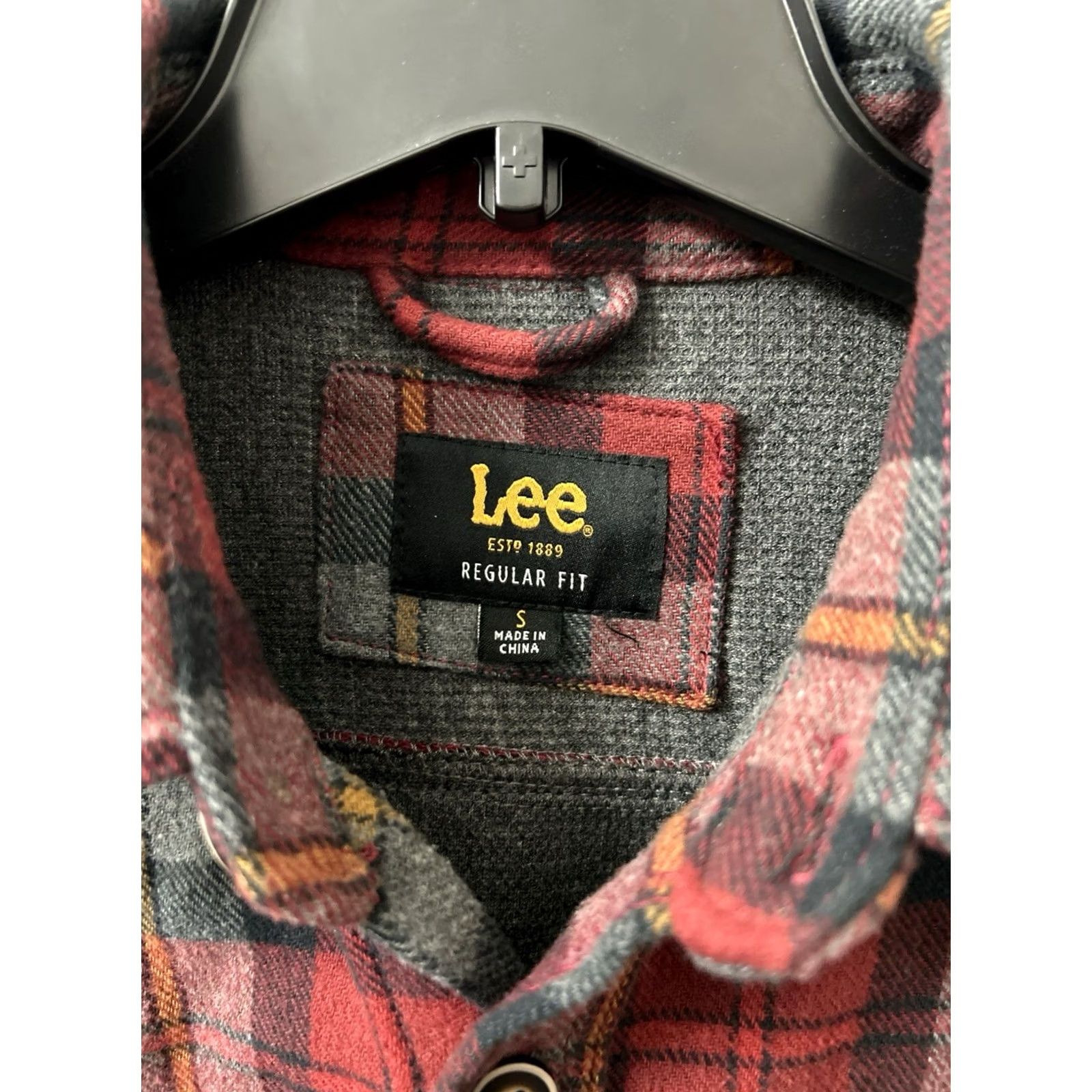 Lee Lee Shirt Mens S Red Plaid Flannel Lined Shacket Button Down Pockets Vintage: No Size US S / EU 44-46 / 1 - 5 Thumbnail