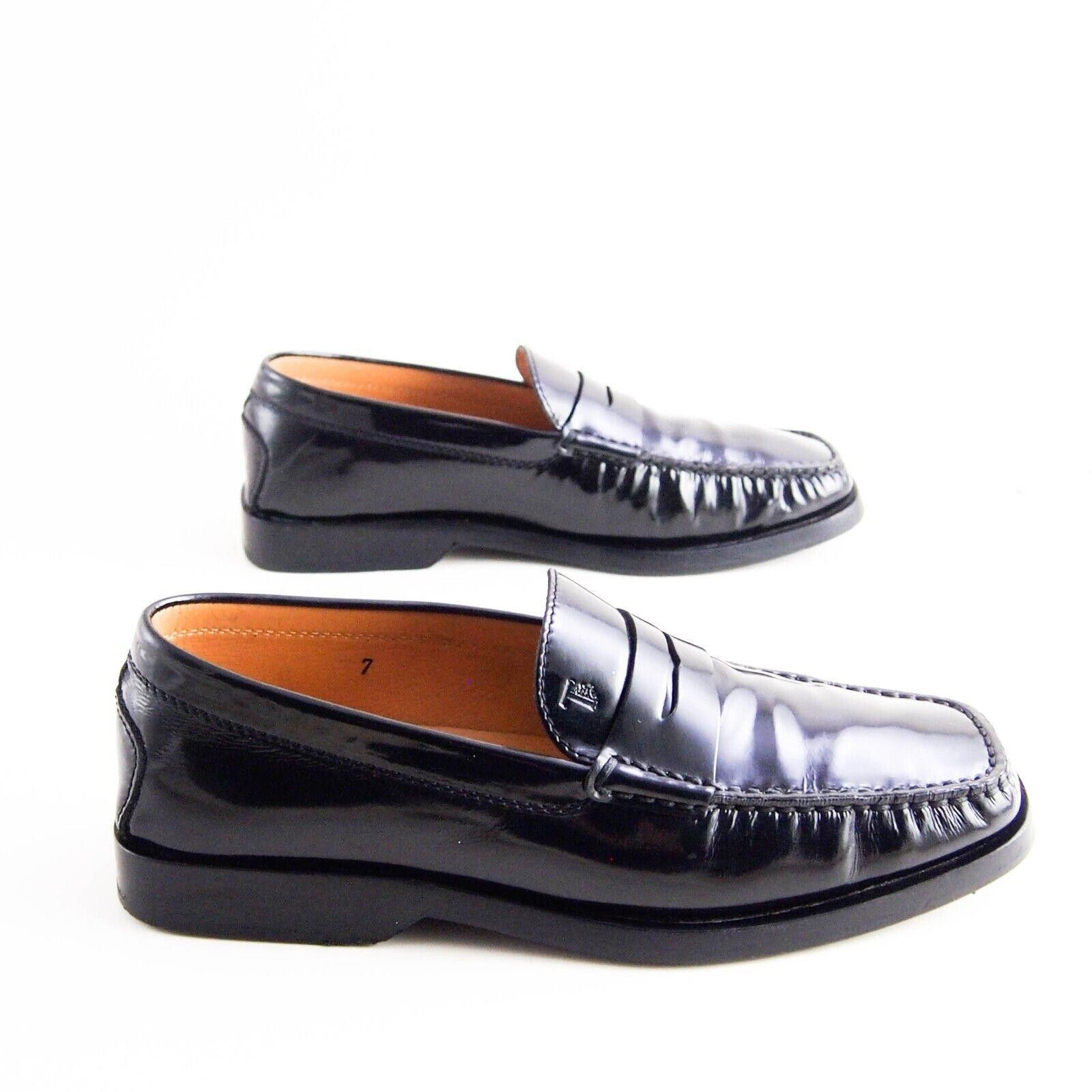 Tod's TOD's Penny Loafer Black Patent Leather Mens EU 41 US 8 $580 Size US 8 / EU 41 - 5 Thumbnail