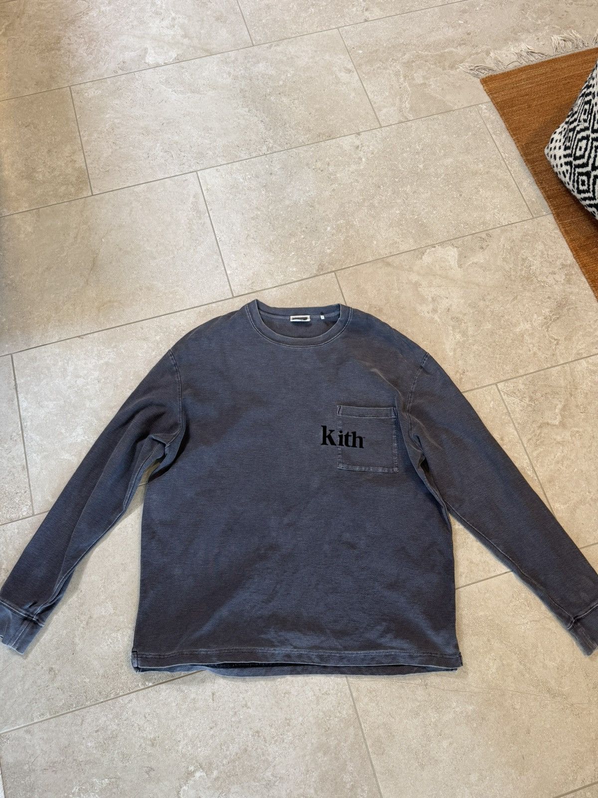 Kith Kith Quinn Crystal Washed L/S Tee Size US XL / EU 56 / 4 - 1 Thumbnail