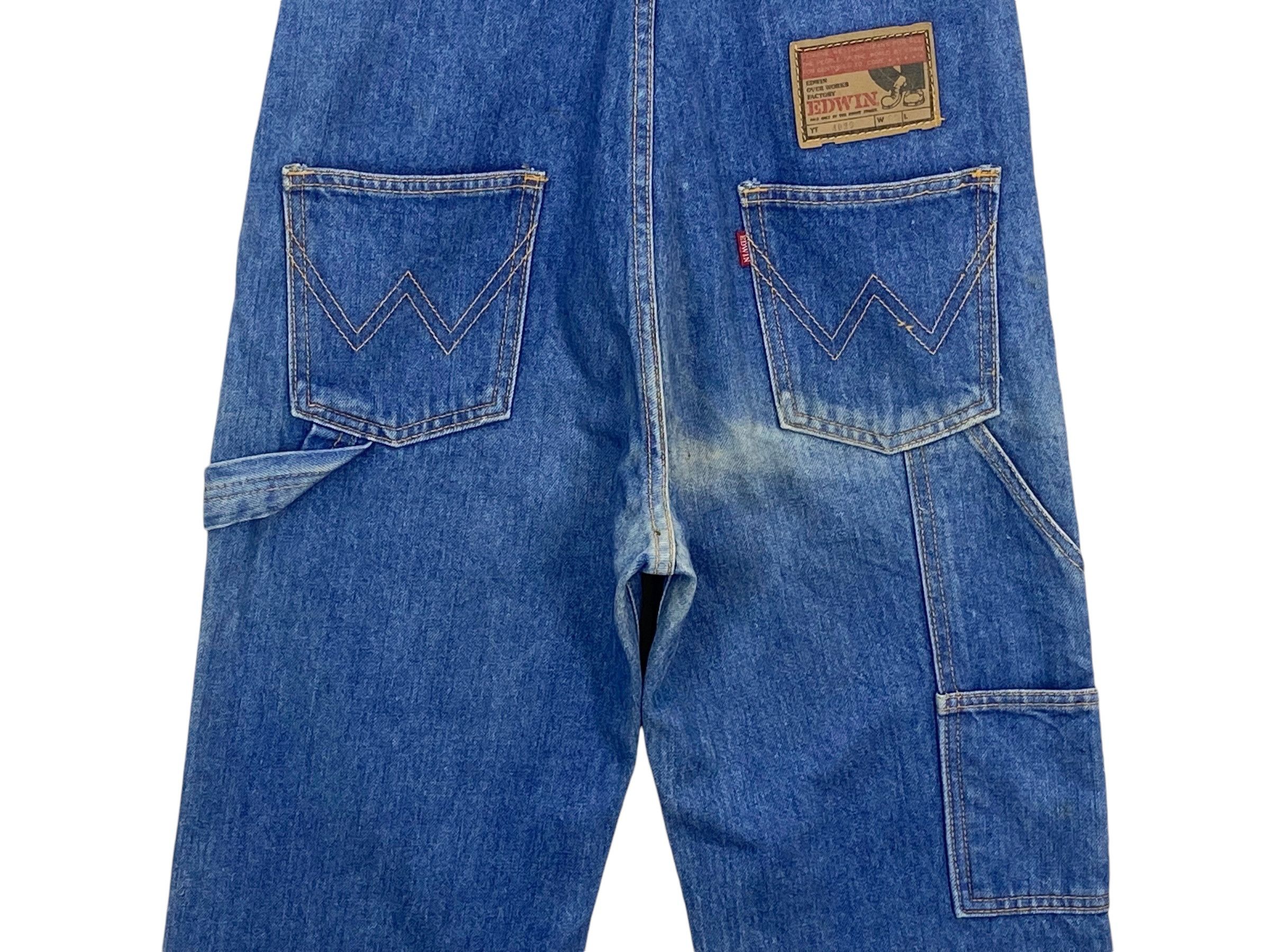 Edwin Edwin Overalls Hickory Workwear Bib Overalls Size US 28 / EU 44 - 7 Thumbnail