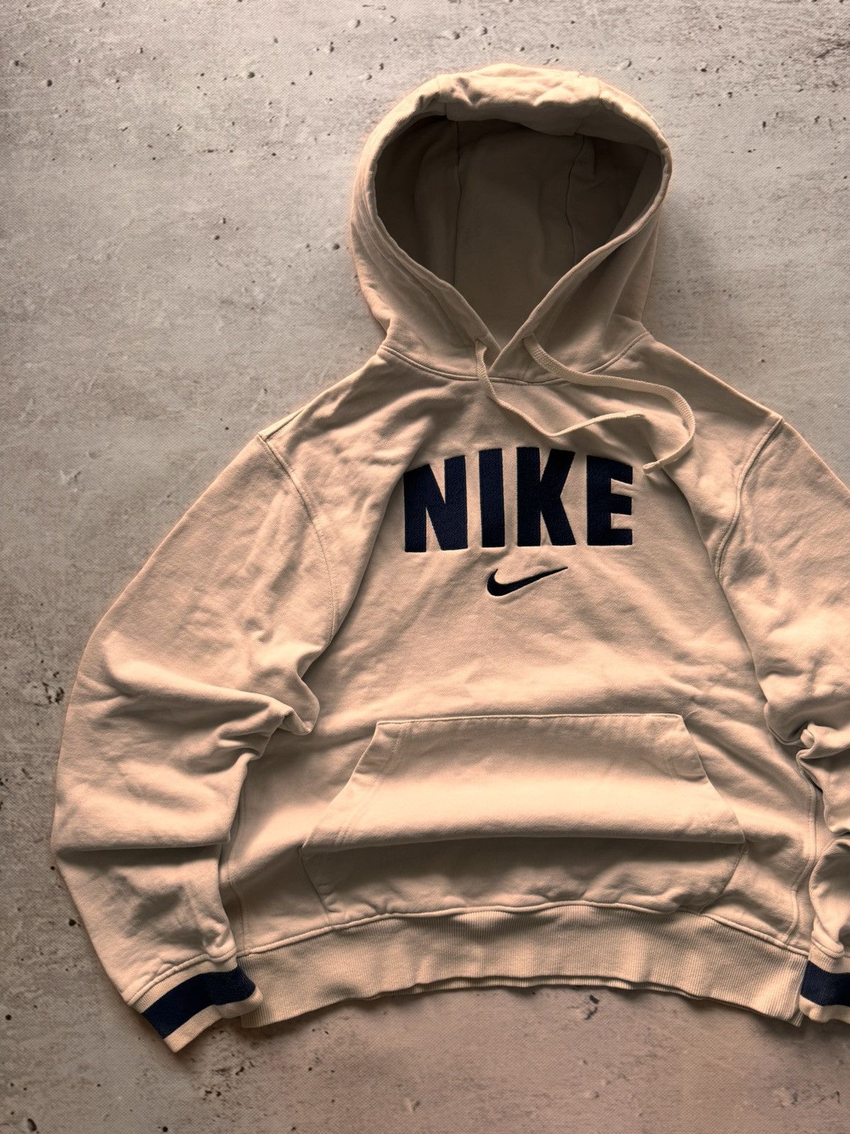 Nike × Vintage NIKE VINTAGE CENTER LOGO OVERSIZE BOXY HOODIE Size US M / EU 48-50 / 2 - 2 Thumbnail
