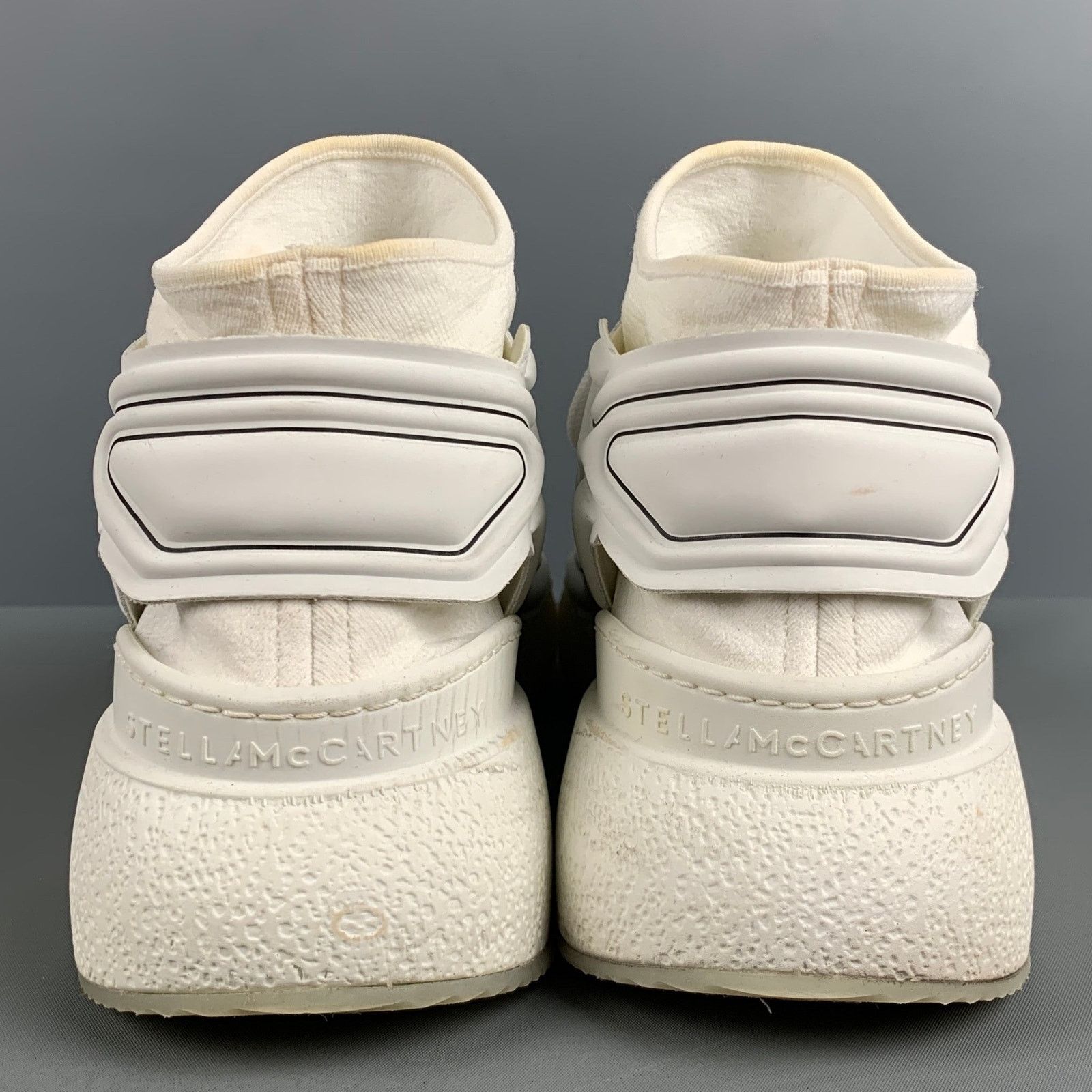 Stella McCartney STELA McCARTNEY ECLYPSE White Black Contrast Trim Sneakers Size US 11 / EU 44 - 3 Thumbnail