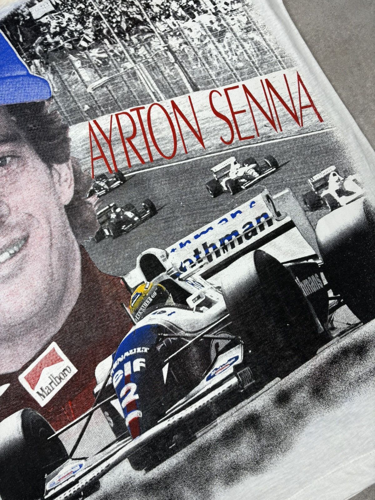 Formula 1 × Marlboro RARE vintage Ayrton Senna Formula 1 Marlboro Honda Size US L / EU 52-54 / 3 - 5 Thumbnail