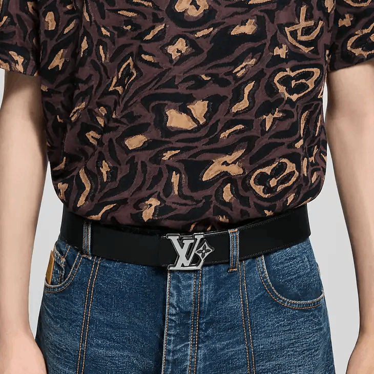 LV Flower Camoflage 40MM Reversible Belt
