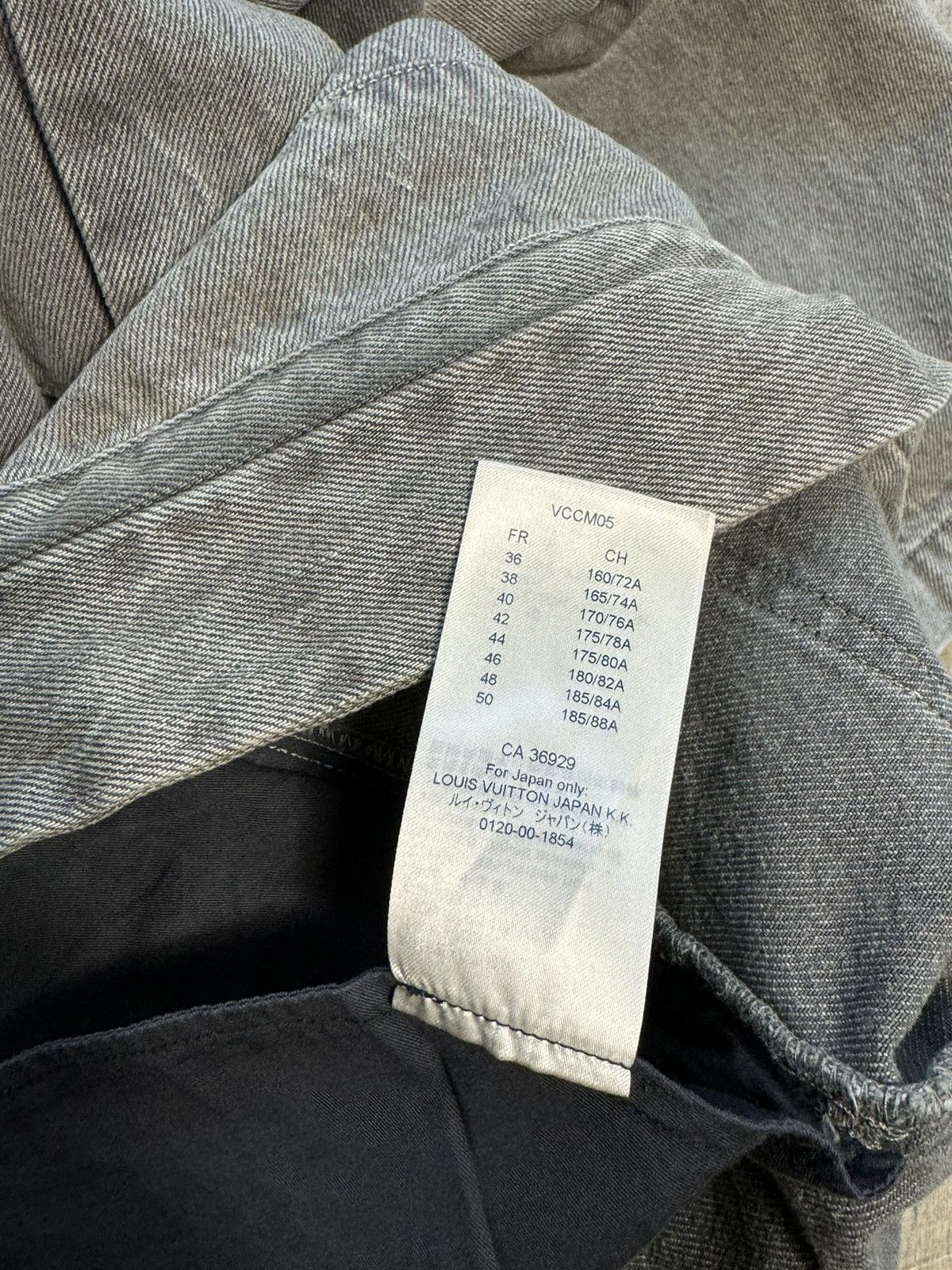 Louis Vuitton Louis Vuitton Grey Denim Cargo Pants Jeans - 38 Size US 38 / EU 54 - 14 Thumbnail