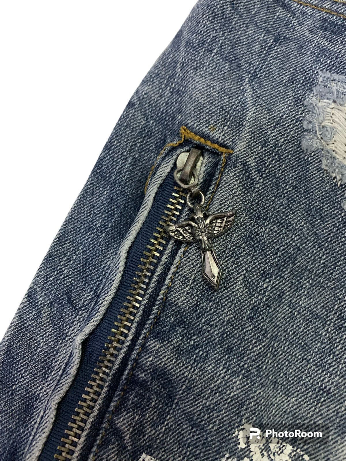 Hysteric Glamour 💥Vintage Japanese Bernings Sho Art Denim Size US 30 / EU 46 - 6 Thumbnail