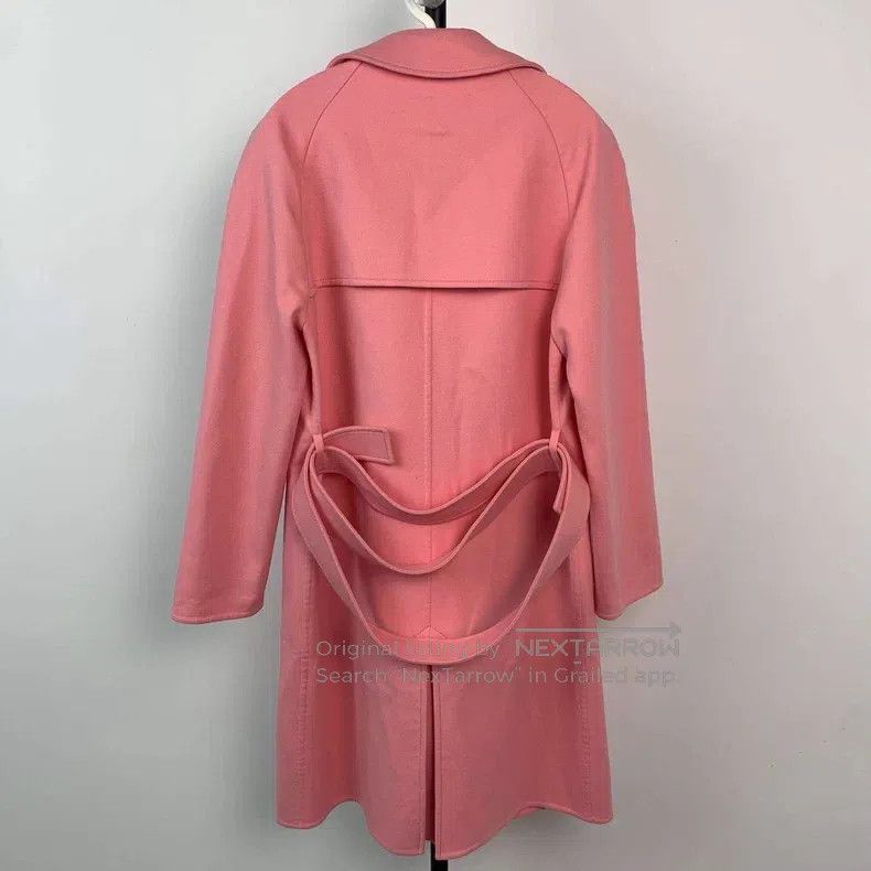Louis Vuitton Louis Vuitton Pink Long Wool Coat Size XS / US 0-2 / IT 36-38 - 2 Thumbnail