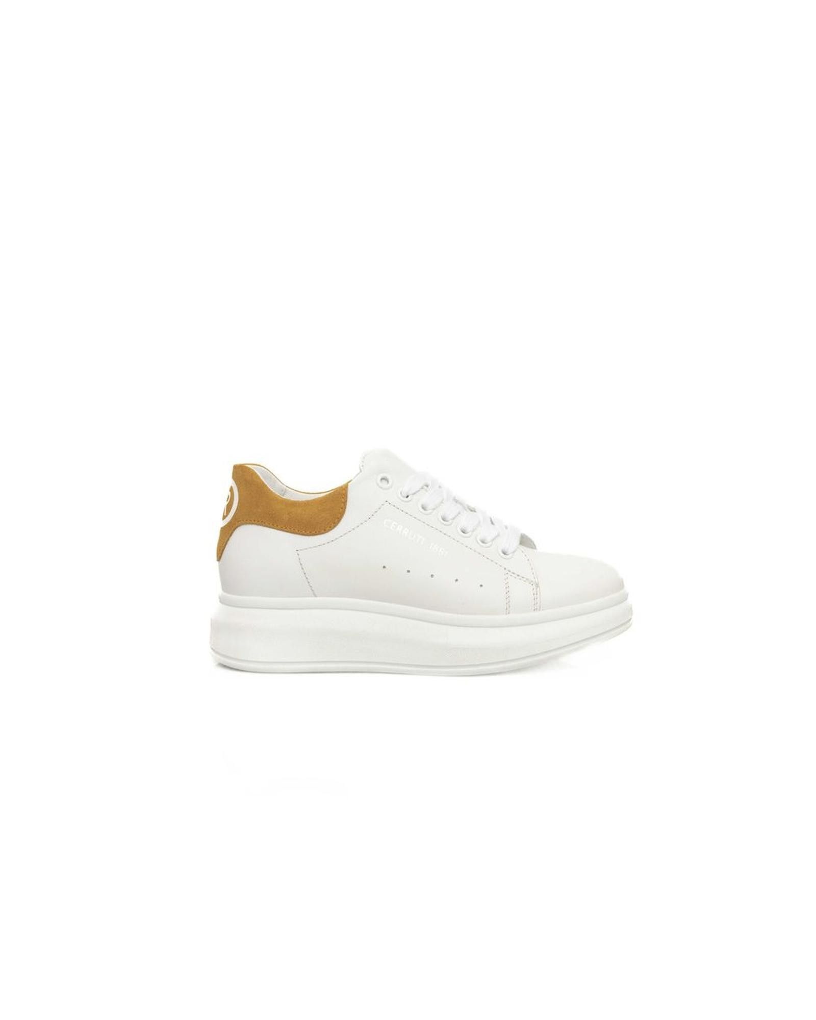 Cerruti 1881 White COW Leather Sneaker main image 1