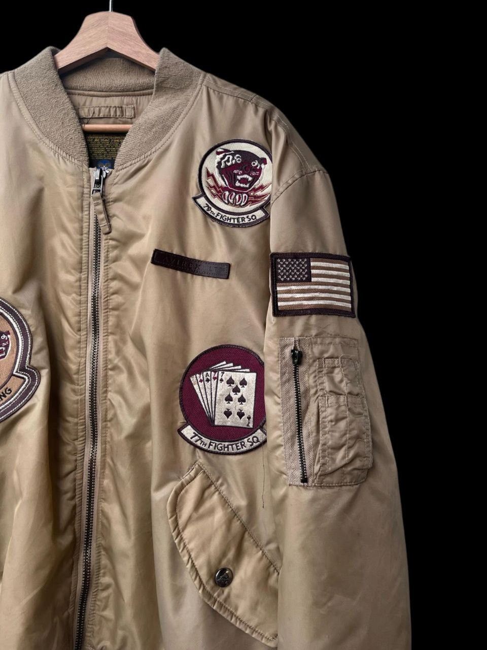 Avirex Avirex Bomber Flight Ground L-2 Fighter Air Force Jacket Size US XL / EU 56 / 4 - 6 Thumbnail