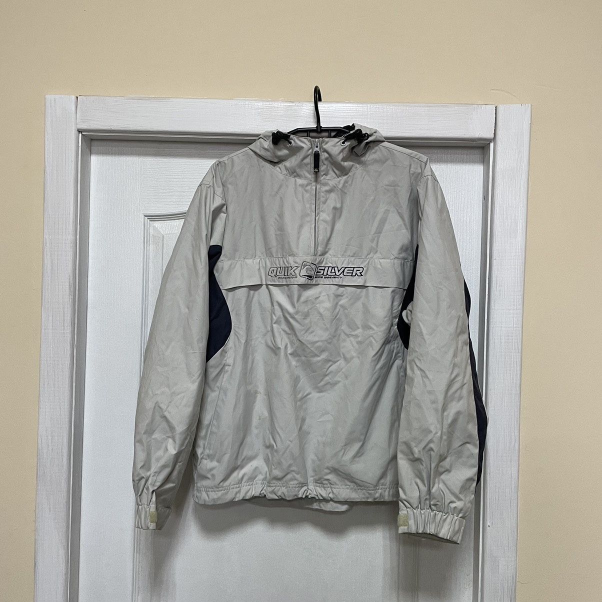 Quiksilver × Vintage 90s BOXY QUIKSILVER ANORAK BAGGY JACKET TN ACG HOODED ZIP Size US S / EU 44-46 / 1 - 1 Thumbnail