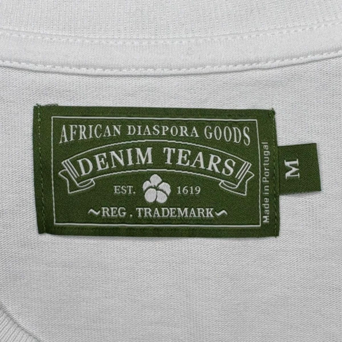 DENIM TEARS Denim Tears White Deflated Basketball T-Shirt Size US M / EU 48-50 / 2 - 4 Thumbnail