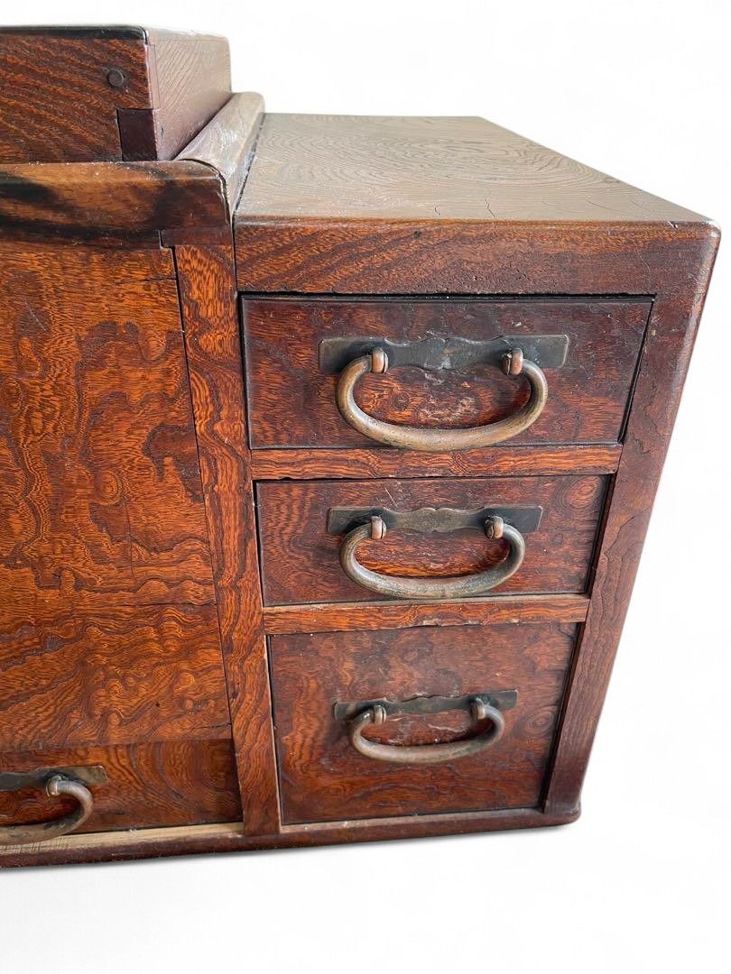 Other Japanese Hibachi Chest Plants or Fire Brown Antique Edo Wood Size ONE SIZE - 2 Thumbnail