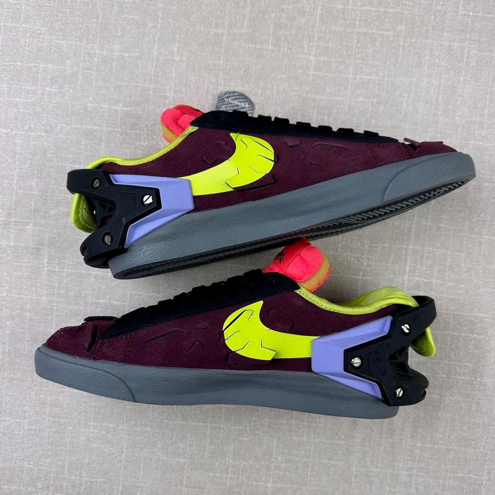 Nike Nike x Acronym Blazer Low “Night Maroon" Women 5.5 Size US 5.5 / IT 35.5 - 3 Thumbnail