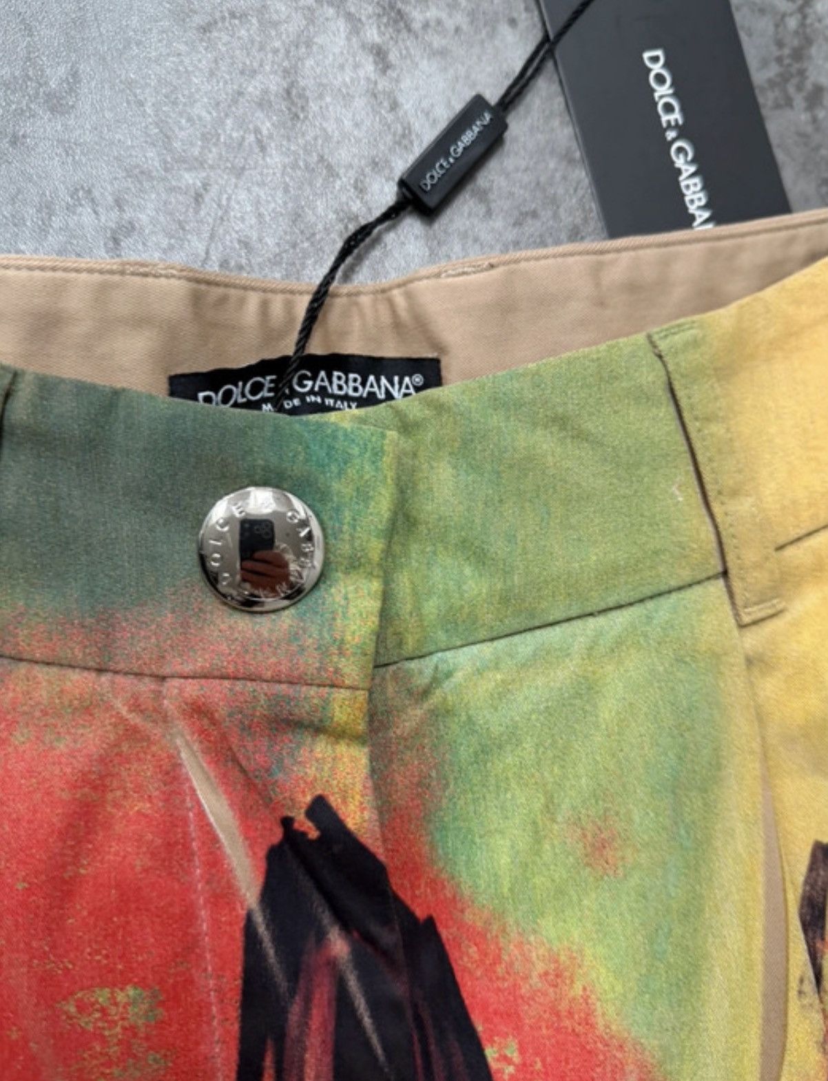 Dolce & Gabbana Dolce & Gabbana Graffiti Cargo Pants 🎨🔥 uk8 Size 27" / US 4 / IT 40 - 4 Thumbnail
