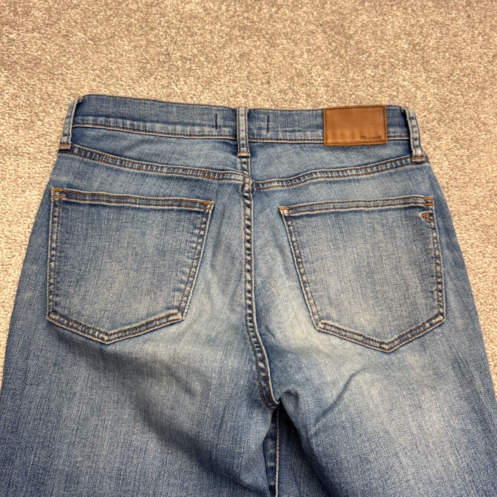 Madewell Madewell Jeans Womens 29 Blue High Rise Skinny Denim Button Fly Medium Wash Size 29" - 3 Thumbnail