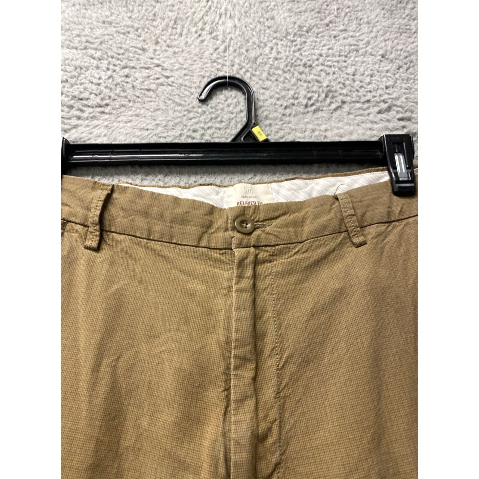 Gap GAP Pants Mens Size 36x32 Light Brown Relaxed Straight Twill Chino /0233 Casual Travel Size US 36 / EU 52 - 2 Thumbnail