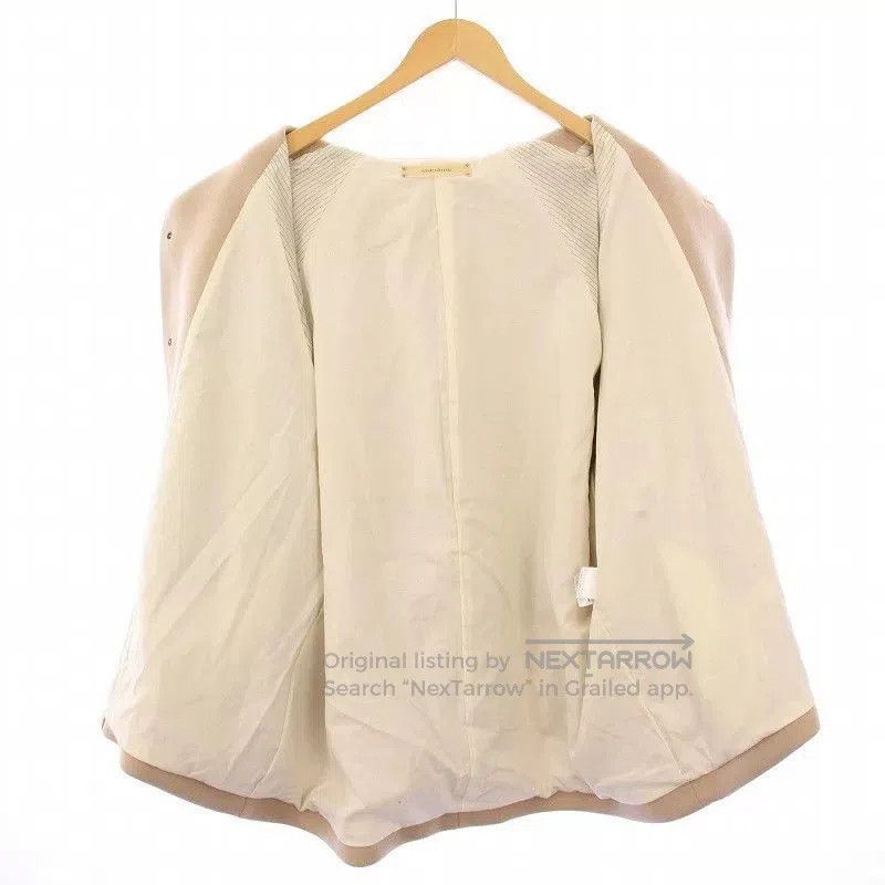 KIJIMA TAKAYUKI Suzuki Takayuki Beige Wool Blend Coat. Size M / US 6-8 / IT 42-44 - 5 Thumbnail