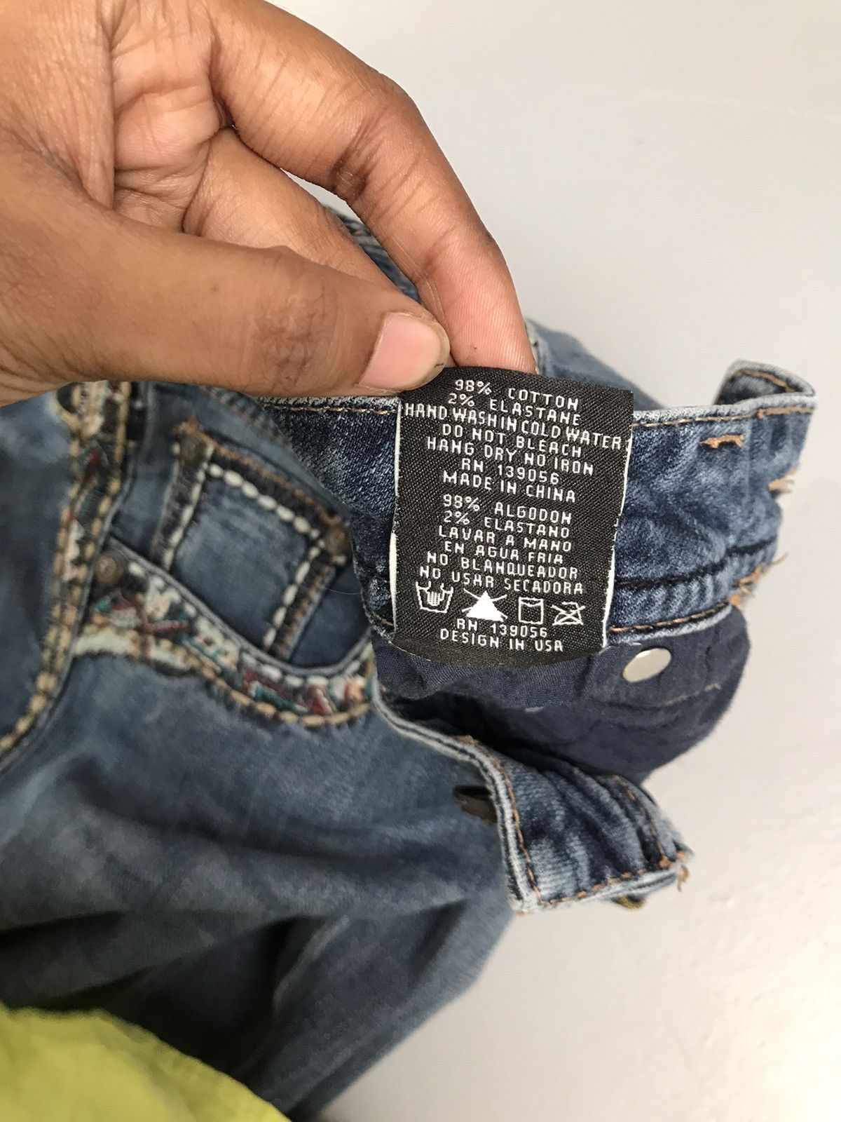 Grace in LA Vintage grace in LA embroidered denim Size 32" / US 10 / IT 46 - 8 Thumbnail