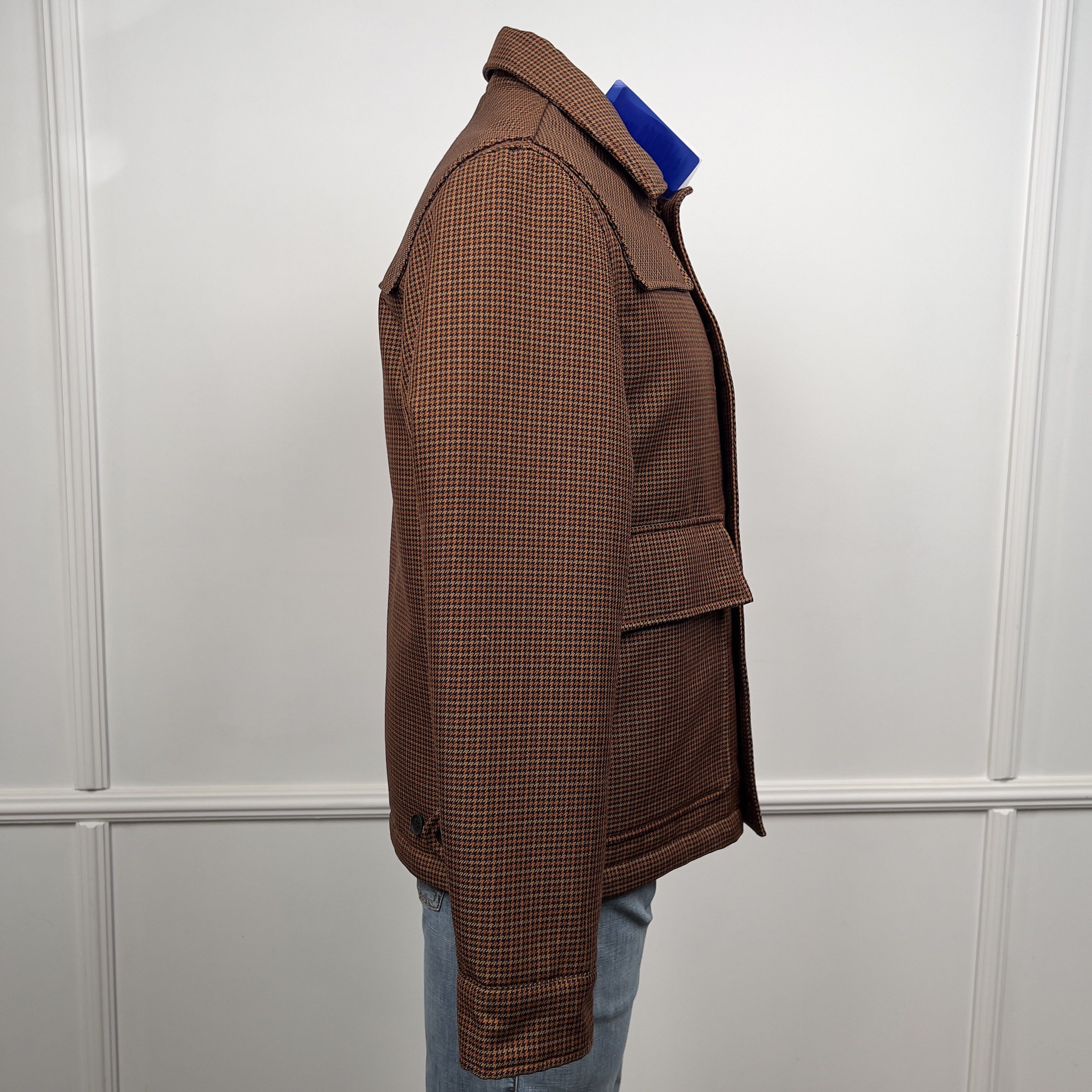 Lacoste RRP$390 NWT Houndstooth Wool Button Up Jacket sz S (46) Size US S / EU 44-46 / 1 - 4 Thumbnail