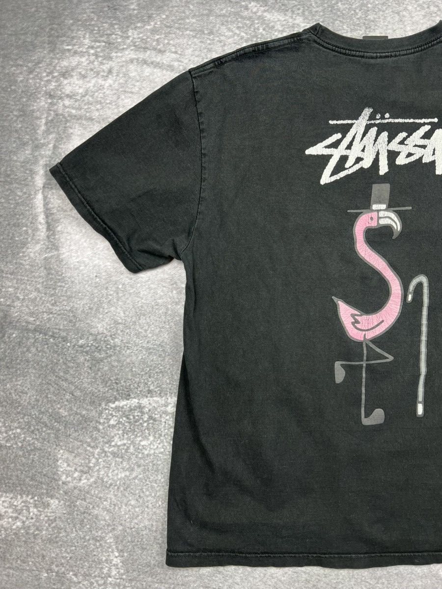 Stussy Vintage stussy flamingo T-shirt Size US S / EU 44-46 / 1 - 10 Thumbnail