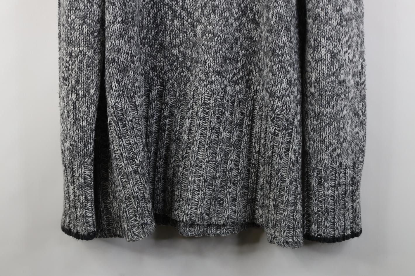 Vintage Vintage 90s Streetwear Blank Knit Mock Neck Sweater Gray Size M / US 6-8 / IT 42-44 - 11 Thumbnail