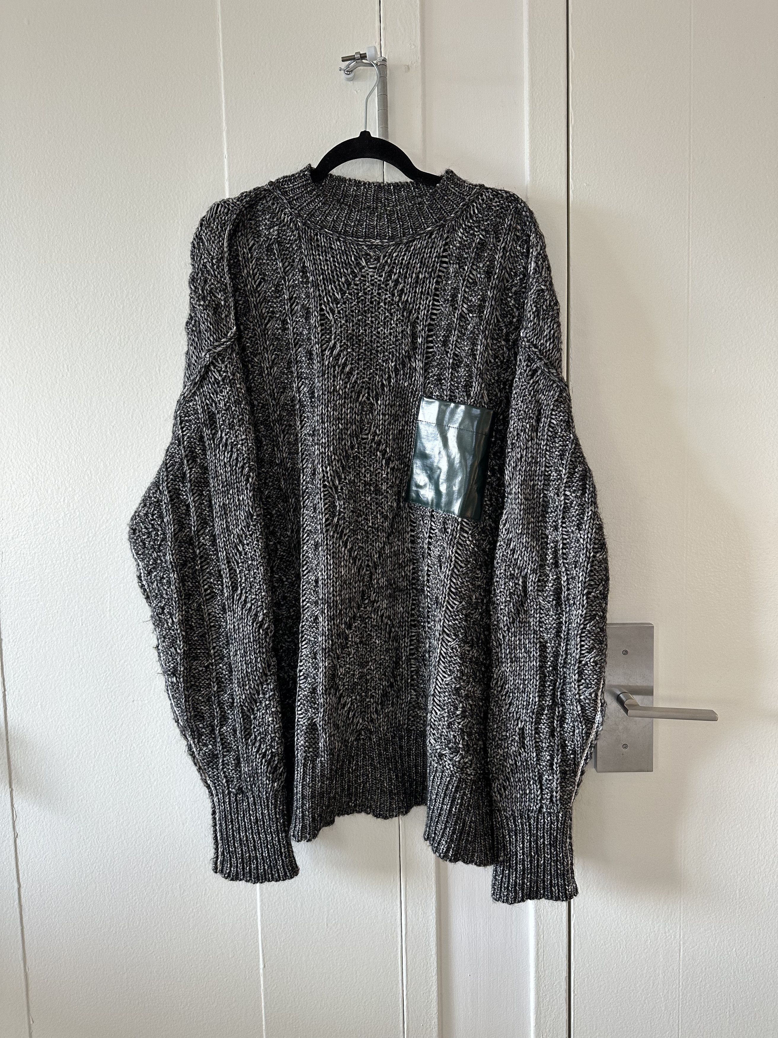 Maison Margiela Wool/Alpaca Blend Cableknit Sweater
