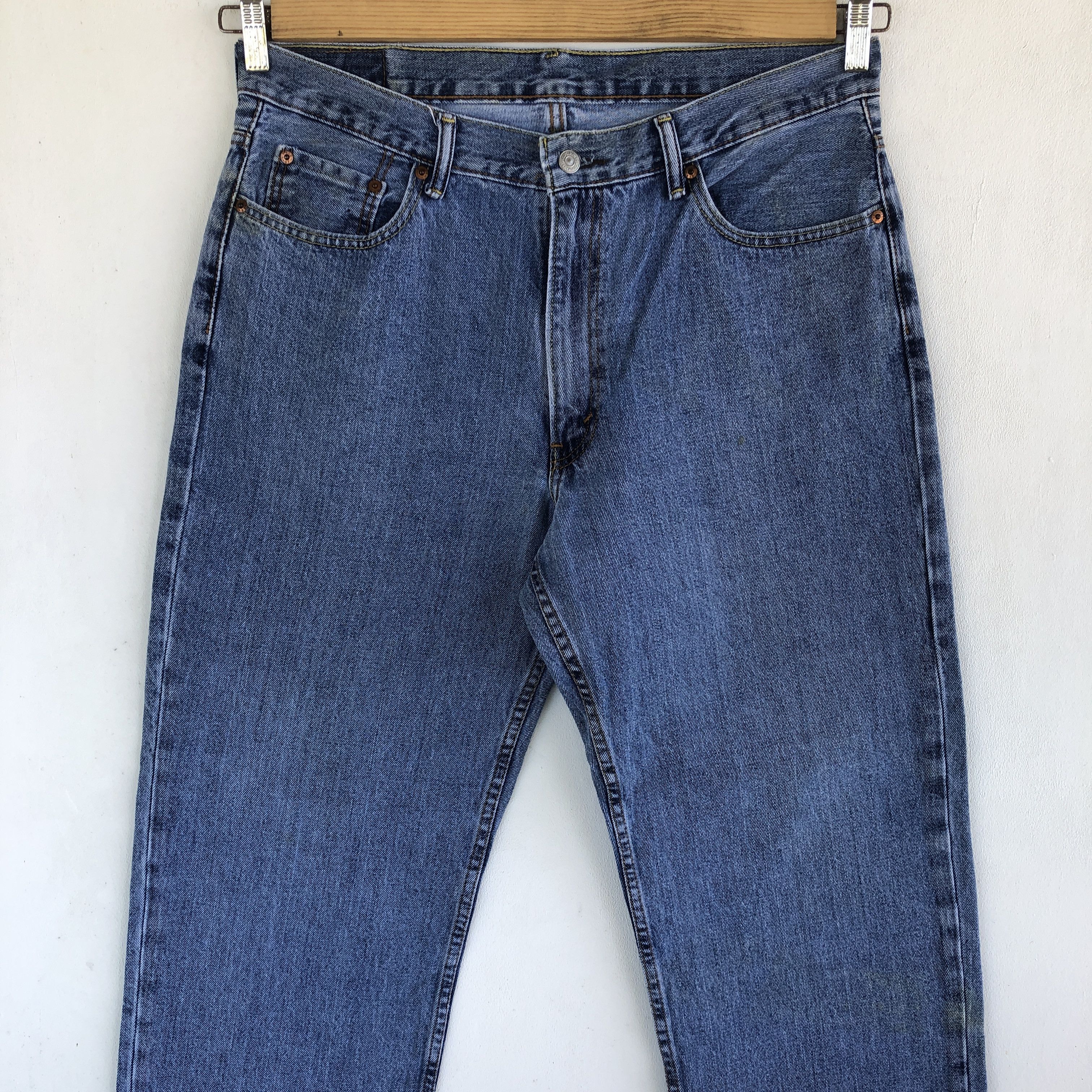 Levi's Vintage Levis Jeans Levi's 550 Faded Blue Wash Denim Size US 34 / EU 50 - 3 Thumbnail