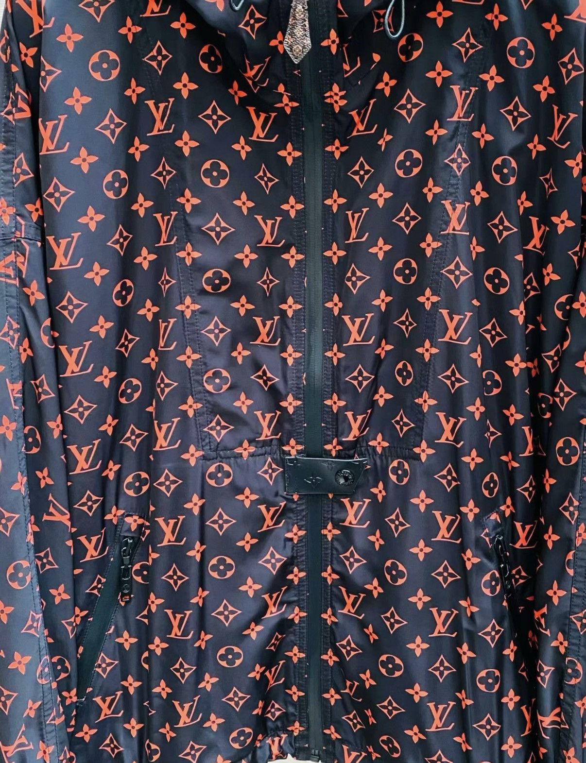 Louis Vuitton Louis Vuitton Black & Red Monogram Hooded Jacket J33 Size XS / US 0-2 / IT 36-38 - 3 Thumbnail