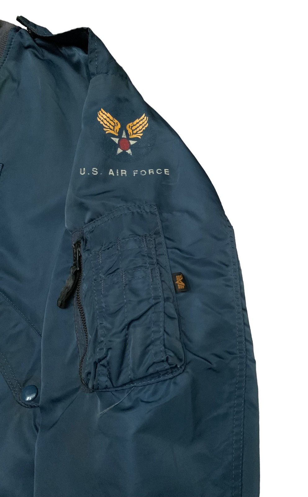 Alpha Industries Very Rare Vintage Alpha Industries L-2A Bomber Jacket 1990s Size US M / EU 48-50 / 2 - 5 Thumbnail