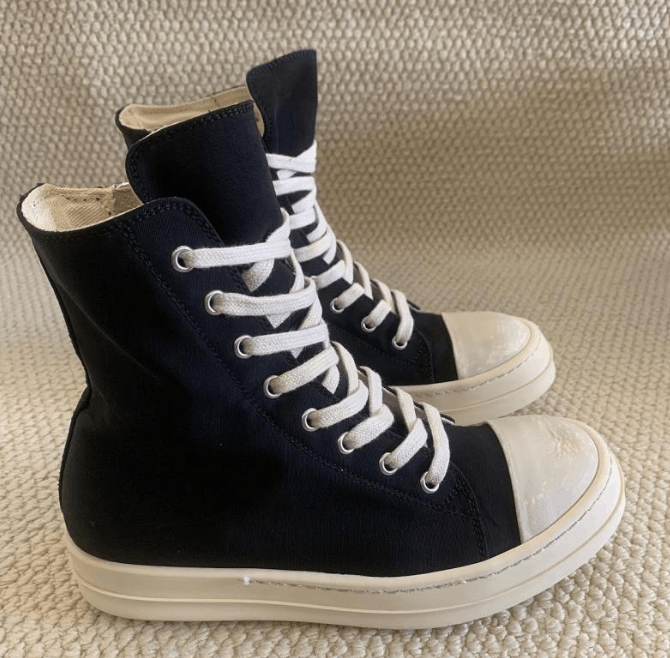 Rick Owens Rick Owens Hi-Top Sneakers Size US 5 / EU 37 - 7 Thumbnail