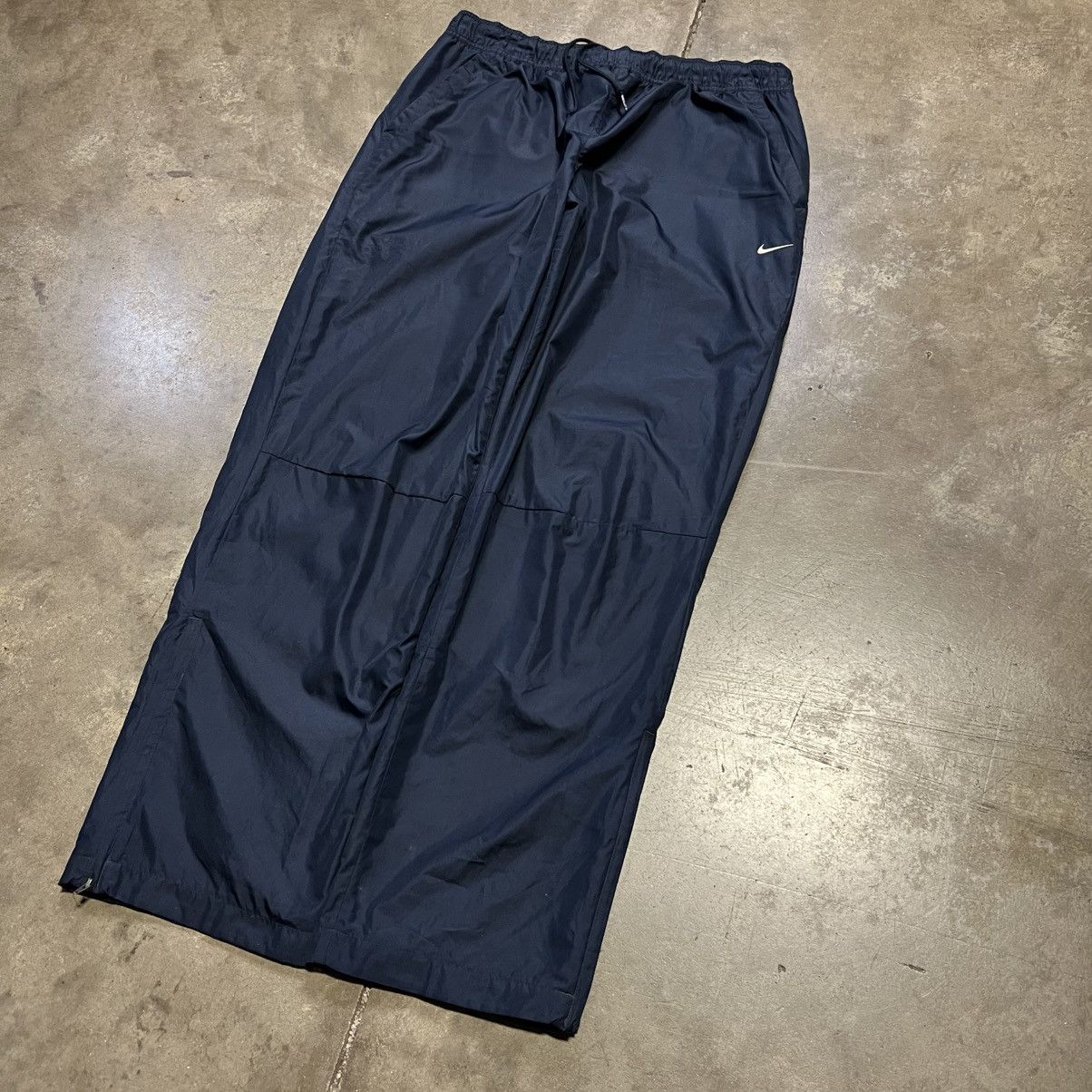 Nike Vintage Nike Mini Swoosh Baggy Track Sweatpants Flare Swoosh Size US 33 - 3 Thumbnail