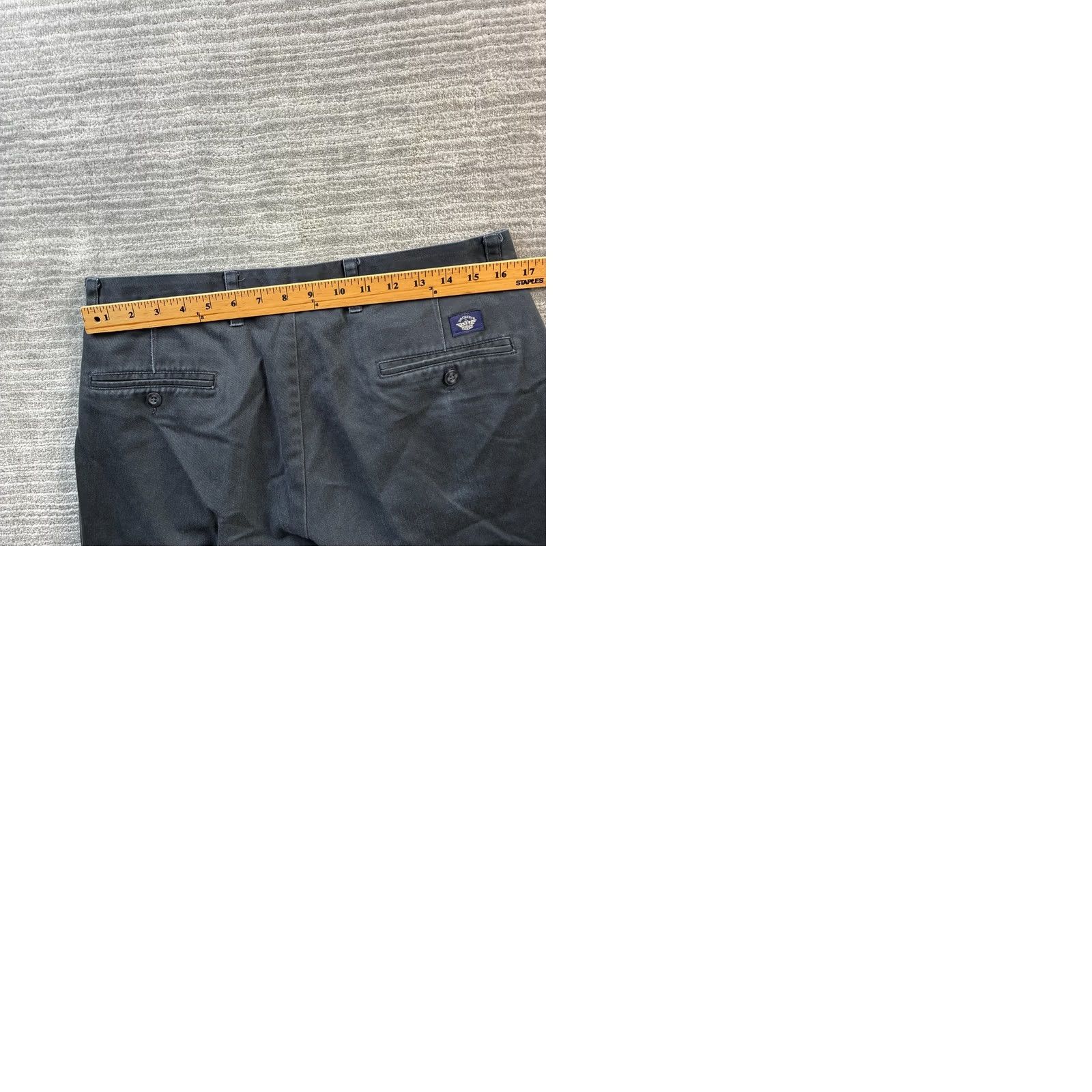 Dockers VINTAGE Dockers Pants Mens 34x29 Blue Trousers Double Pleated Cotton Twill Casual Formal Dressy Chino 5-Pocket Classic Mens Jeans? Size US 34 / EU 50 - 9 Thumbnail