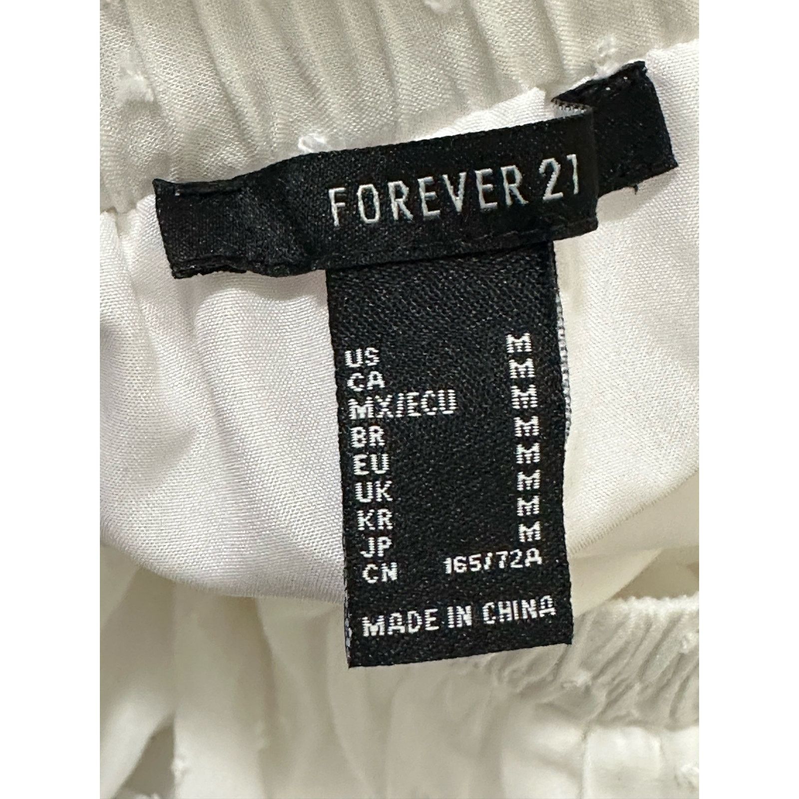 Forever 21 Forever 21 white pull on mini skirt size M Size 30" / US 8 / IT 44 - 3 Thumbnail