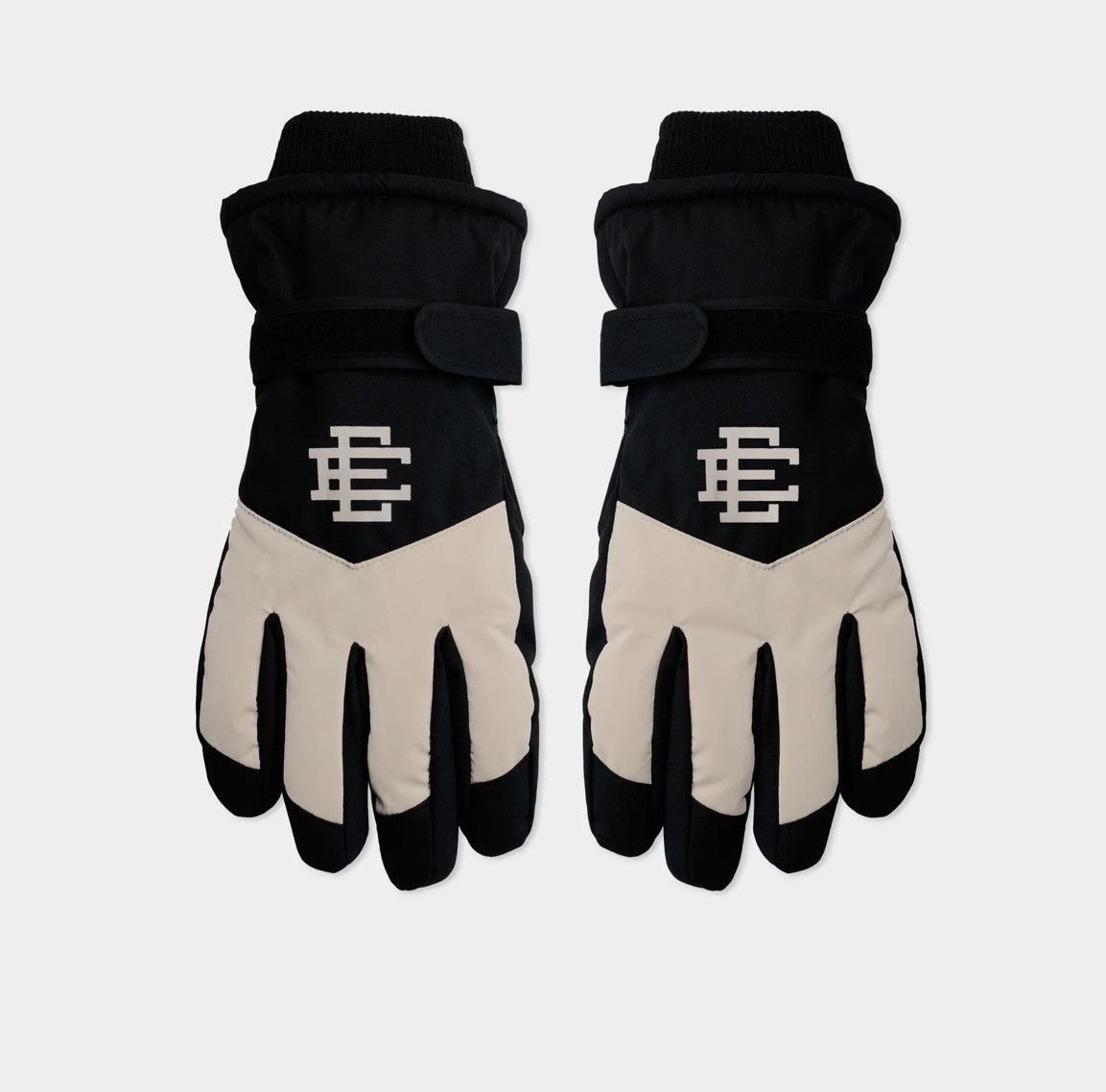 Eric Emanuel Eric Emanuel EE black & white winter gloves L/XL Size ONE SIZE - 1 Thumbnail