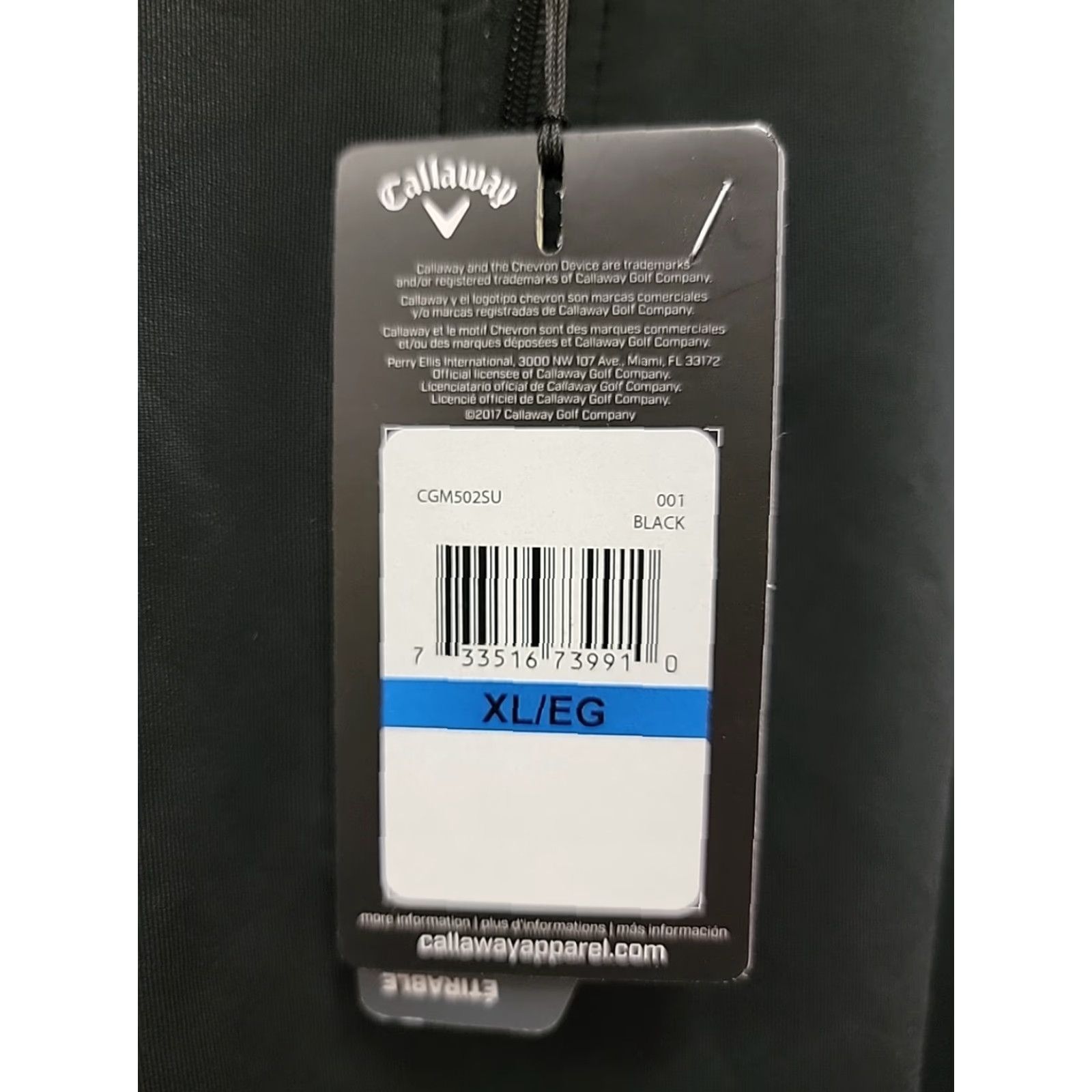Callaway CALLAWAY GOLF JACKET Weather Series Swing Tech 1/4 Zip Black Men’s XL Shirt Size US XL / EU 56 / 4 - 2 Thumbnail