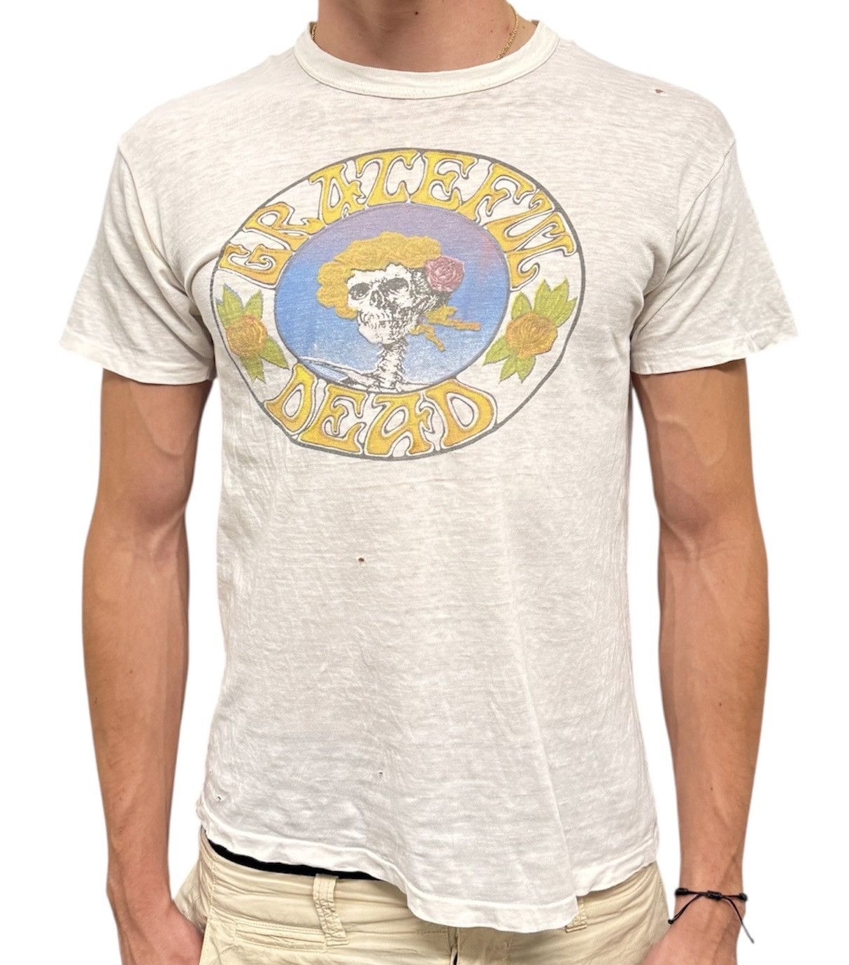 Original 1970s Grateful Dead Bertha Skull T- Shirt - www.benaras.co
