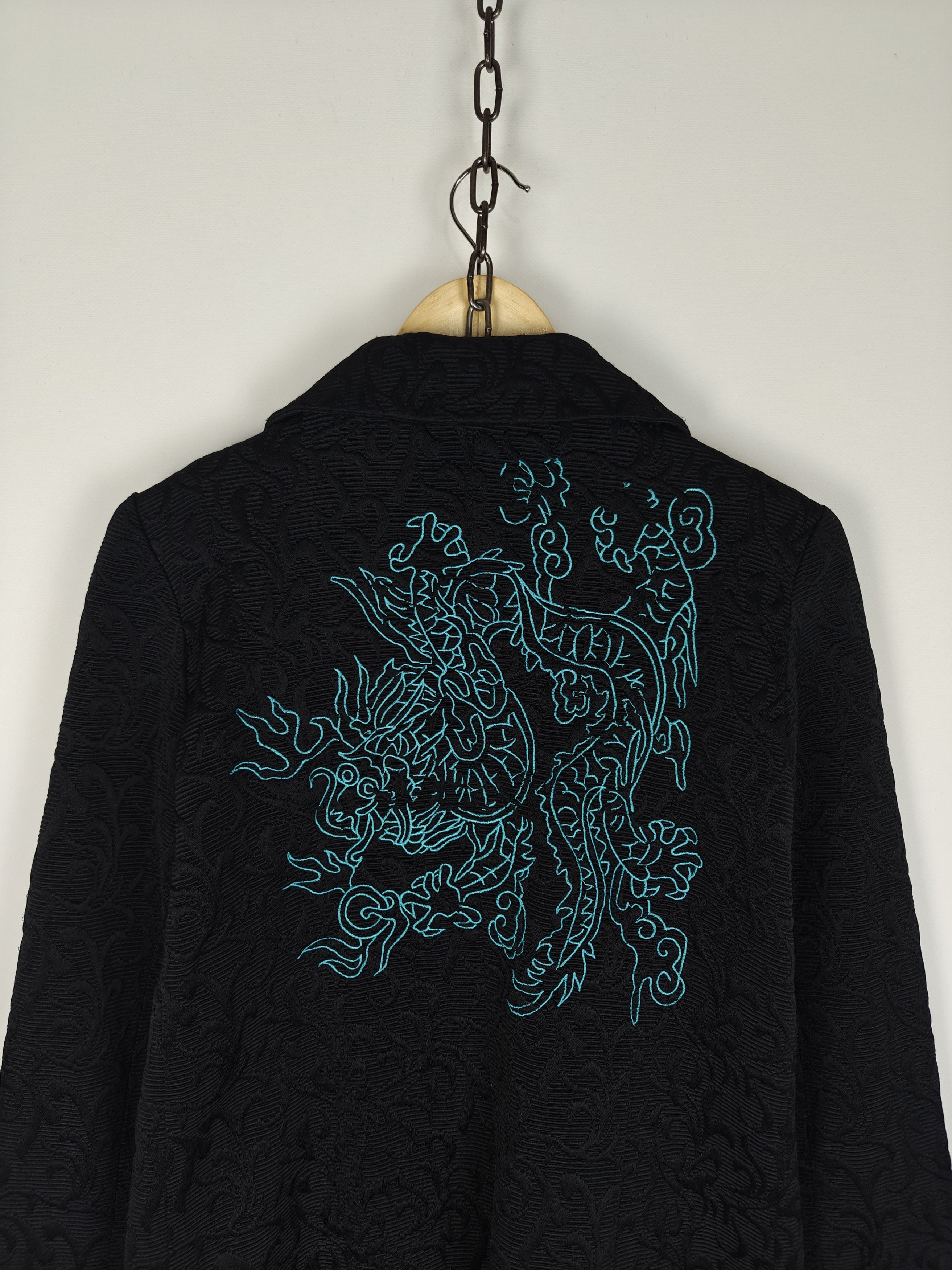 Desigual Desigual Coat Jacket Ornament Black size 38 Size S / US 4 / IT 40 - 10 Thumbnail