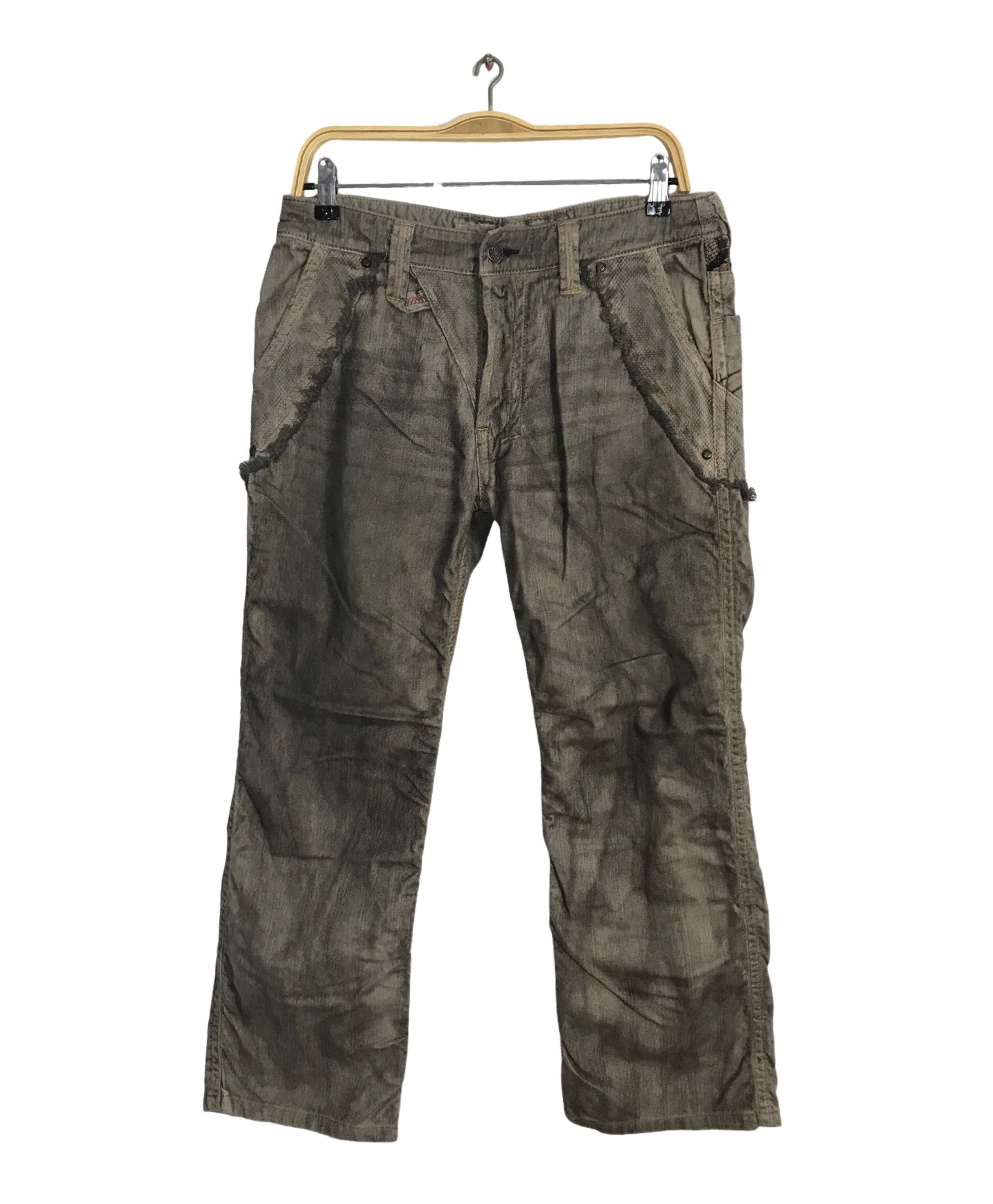 Japanese Brand Japanese Mudwash Jeans Ethic Style Buttonfly Straight Cut Size US 32 / EU 48 - 2 Thumbnail