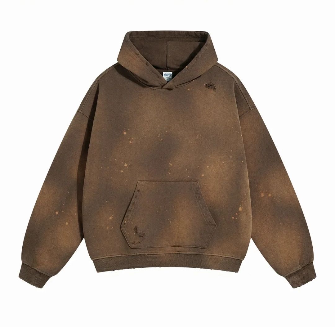 Japanese Brand × Vintage Vintage Oversized Ink Splash Paint Hoodie Size US M / EU 48-50 / 2 - 1 Thumbnail